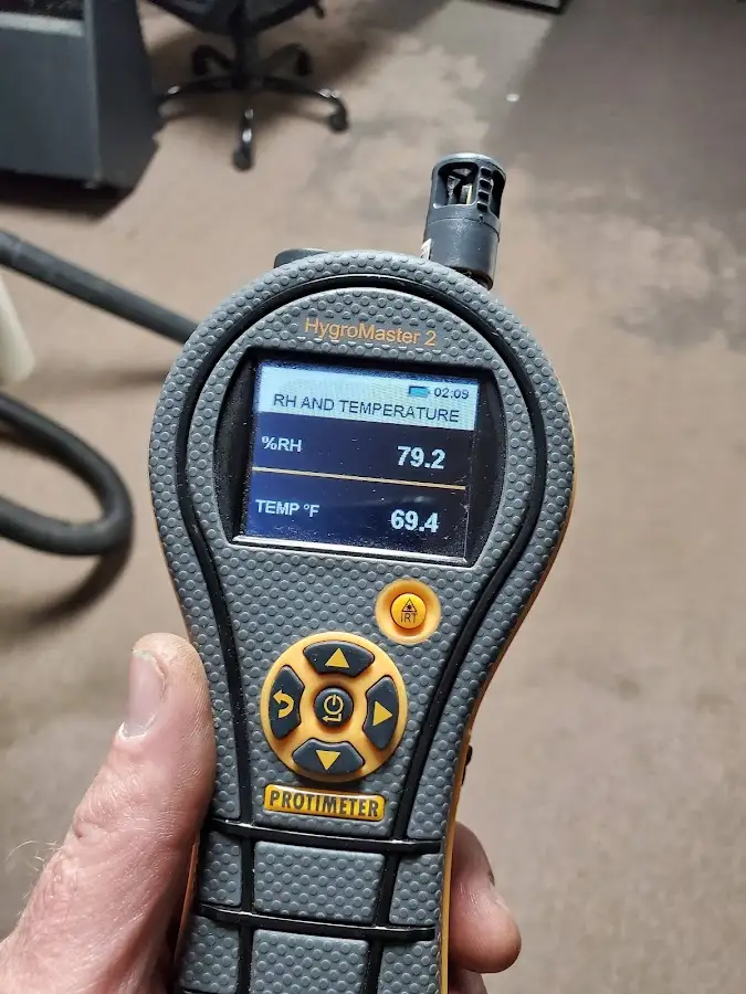 Moisture meter humidity assessment for Mold Remediation & Removal in North Salt Lake